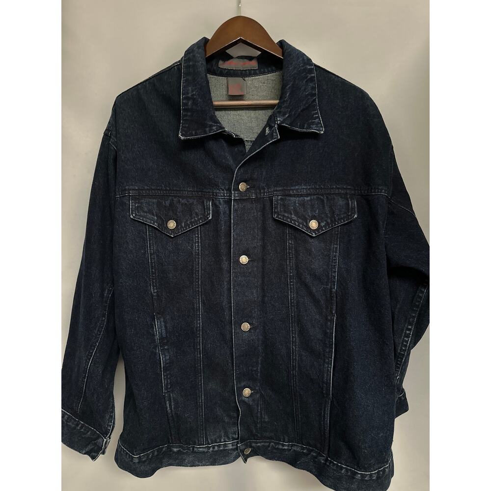 Women’s Geoffrey Hunter Cat Jean Jacket Size 2X - Picture 3 of 7